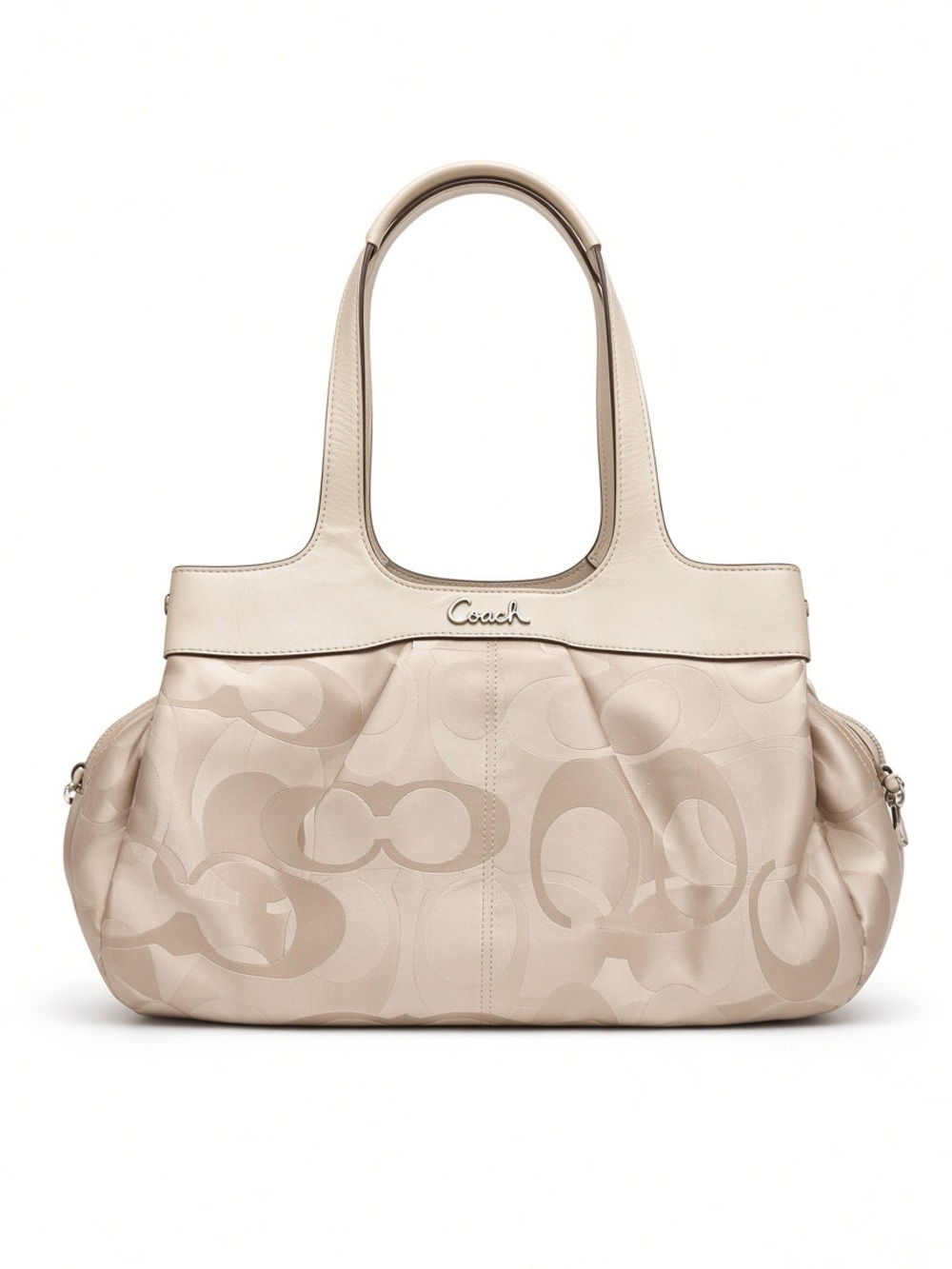 Authentic Coach Signature C Monogram Tote / Shoulder Bag (Style M1120-F18626)